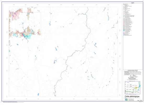 Voir le carte Carte pédologique - 32C11101 (Format JPG)