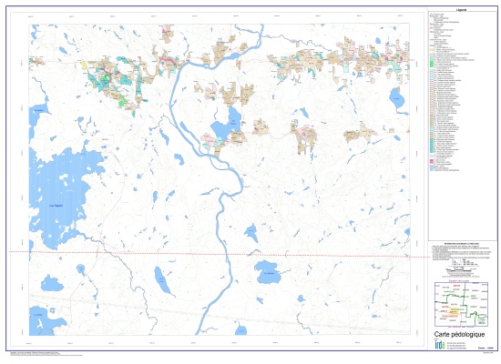 Voir le carte Carte pédologique - 32D07101 (Format JPG)