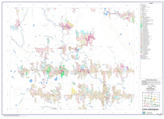 Voir le carte Carte pédologique - 32D09101 (Format JPG)