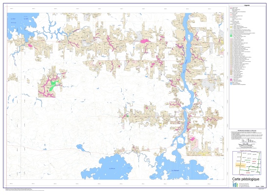 Voir le carte Carte pédologique - 32D11101 (Format JPG)