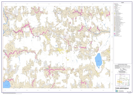 Voir le carte Carte pédologique - 32D14101 (Format JPG)