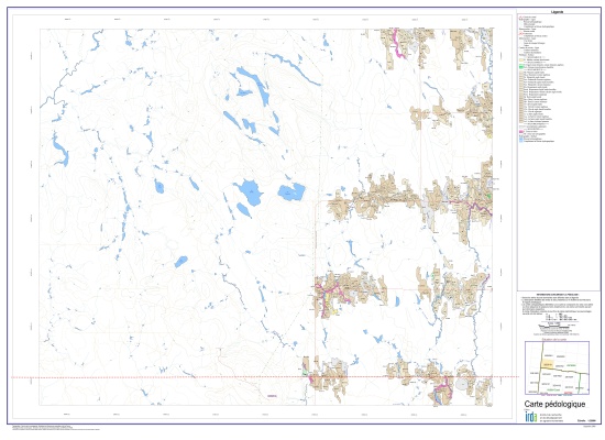 Voir le carte Carte pédologique - 32E03101 (Format JPG)