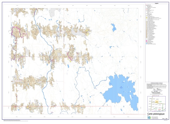 Voir le carte Carte pédologique - 32E03102 (Format JPG)