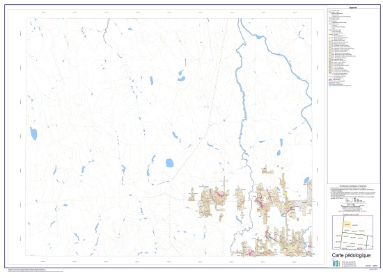 Voir le carte Carte pédologique - 32E03201 (Format JPG)