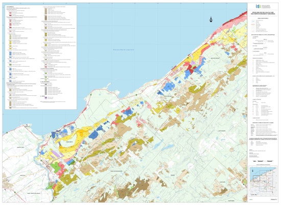 Voir le carte Pédologie des sols en culture - feuillet 3 (Format JPG)