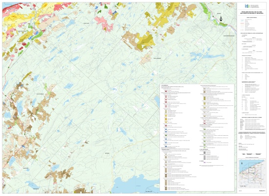 Voir le carte Pédologie des sols en culture - feuillet 4 (Format JPG)
