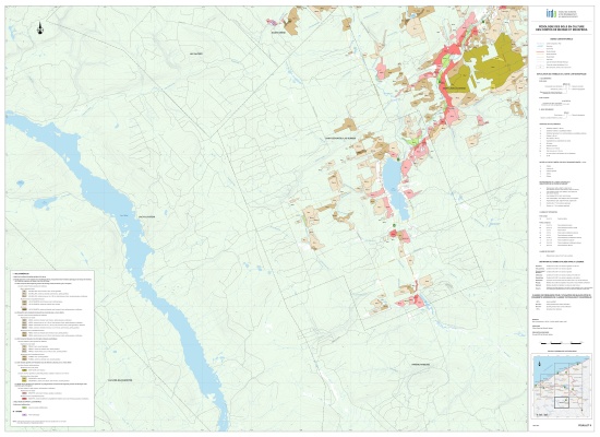 Voir le carte Pédologie des sols en culture - feuillet 9 (Format JPG)